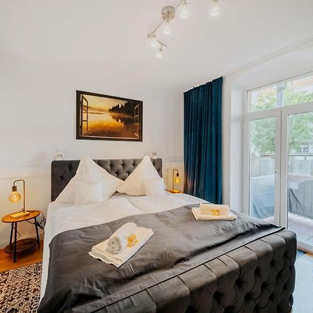 Blissplace 3 Zi Premium Apartment Nahe Getec Arena Mit Kingsize Betten Und Balkon Магдебург Экстерьер фото